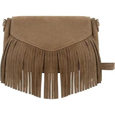 Sac à main en daim femme Ryłko Beige TU - Publicité Sac à main en daim femme Ryłko Beige TU - Publicité