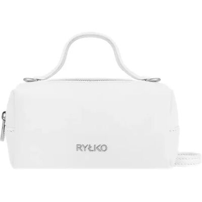 Petit Sac bandoulière en cuir femme Ryłko Blanc TU - Publicité Petit Sac bandoulière en cuir femme Ryłko Blanc TU - Publicité