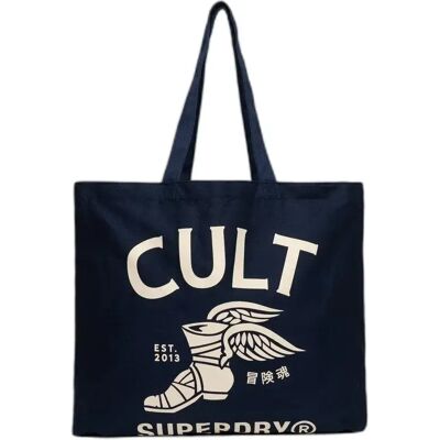 Sac cabas femme Superdry Cult Bleu TU - Publicité Sac cabas femme Superdry Cult Bleu TU - Publicité