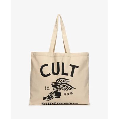 Sac cabas femme Superdry Cult Noir TU - Publicité Sac cabas femme Superdry Cult Noir TU - Publicité