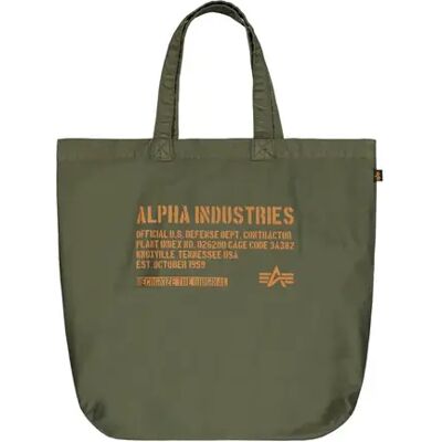 Tote bag Alpha Industries Vert TU - Publicité Tote bag Alpha Industries Vert TU - Publicité