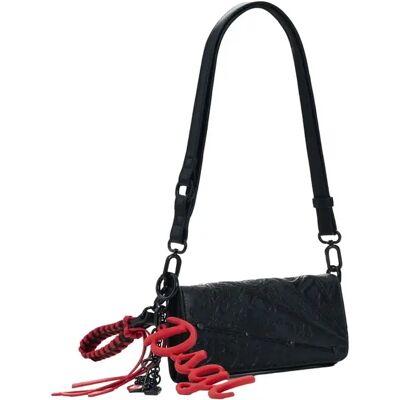 Sac bandoulière avec porte clé femme Desigual Noir TU - Publicité Sac bandoulière avec porte clé femme Desigual Noir TU - Publicité