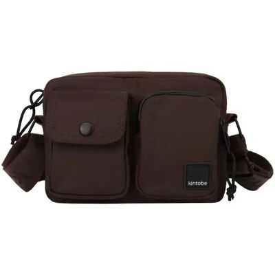 Sac bandoulière Kintobe Mini Miles Marron 1 L - Publicité Sac bandoulière Kintobe Mini Miles Marron 1 L - Publicité