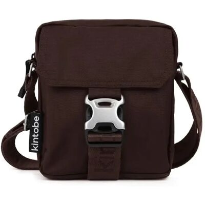 Sac bandoulière Kintobe Nico Marron 2 L - Publicité Sac bandoulière Kintobe Nico Marron 2 L - Publicité