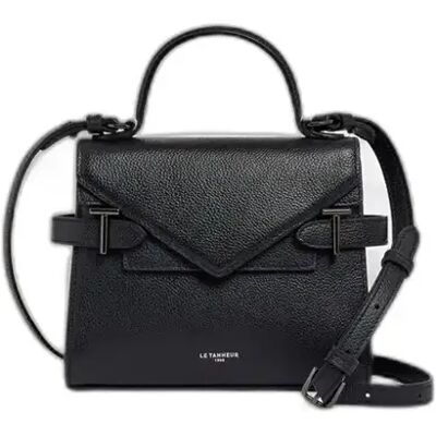 Sac à main double rabat Le Tanneur PM Noir TU - Publicité Sac à main double rabat Le Tanneur PM Noir TU - Publicité