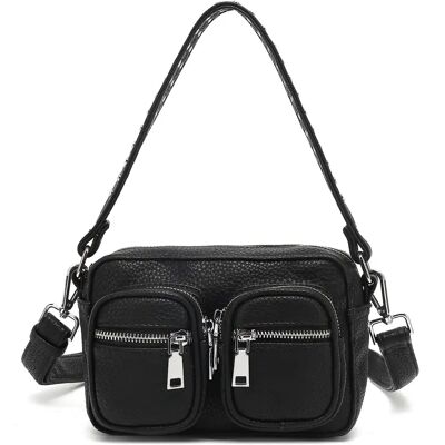 Sac bandoulière femme Noella Kendra Nappa Look Noir TU - Publicité Sac bandoulière femme Noella Kendra Nappa Look Noir TU - Publicité