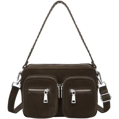Sac bandoulière femme Noella Kendra Real Suede Marron TU - Publicité Sac bandoulière femme Noella Kendra Real Suede Marron TU - Publicité