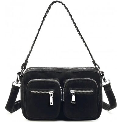 Sac bandoulière femme Noella Celina Noir 15x25x7 cm - Publicité Sac bandoulière femme Noella Celina Noir 15x25x7 cm - Publicité