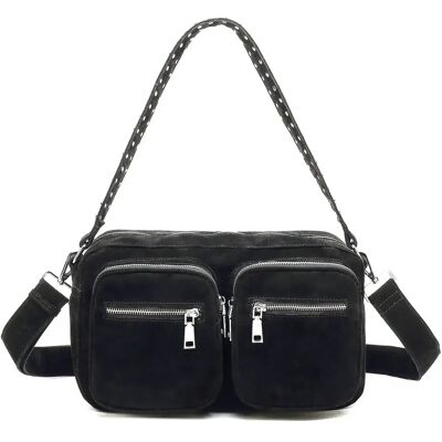 Sac bandoulière femme Noella Celia Noir 20x32x10 cm - Publicité Sac bandoulière femme Noella Celia Noir 20x32x10 cm - Publicité