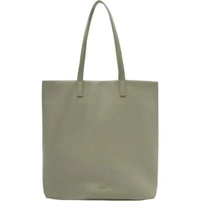 Sac bandoulière tote en similicuir avec logo embossé et anses courtes femme s.Oliver Vert TU - Publicité Sac bandoulière tote en similicuir avec logo embossé et anses courtes femme s.Oliver Vert TU - Publicité
