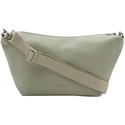 Sac bandoulière en similicuir avec bandoulière amovible femme s.Oliver Vert TU - Publicité Sac bandoulière en similicuir avec bandoulière amovible femme s.Oliver Vert TU - Publicité