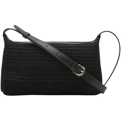 Sac bandoulière épaule en maille ajourée avec bandoulière réglable femme s.Oliver Noir TU - Publicité Sac bandoulière épaule en maille ajourée avec bandoulière réglable femme s.Oliver Noir TU - Publicité