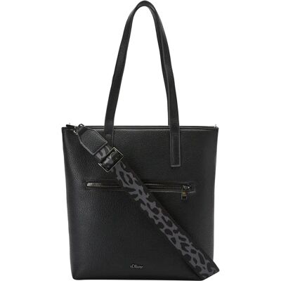 Sac bandoulière amovible et plaque logo femme s.Oliver Noir TU - Publicité Sac bandoulière amovible et plaque logo femme s.Oliver Noir TU - Publicité