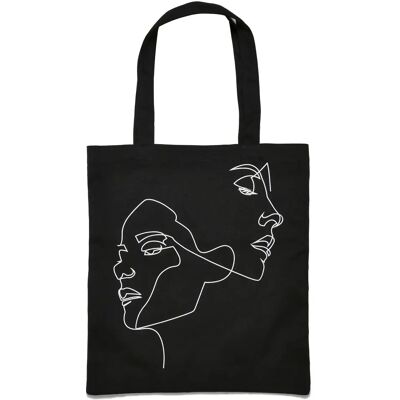 Tote bag Urban Classics One Line Noir TU - Publicité Tote bag Urban Classics One Line Noir TU - Publicité