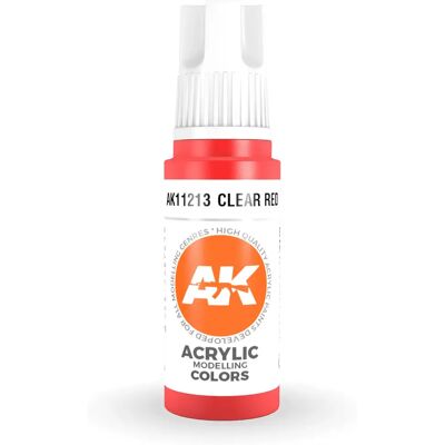 Pot de peinture AK Interactive Rouge 17 ml - Publicité Pot de peinture AK Interactive Rouge 17 ml - Publicité