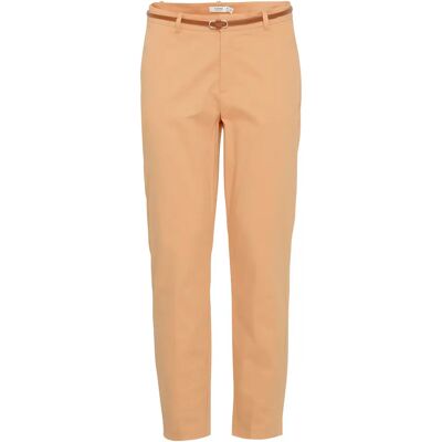 Pantalon cigarette avec ceinture femme b.young days2 Marron 40 - Publicité Pantalon cigarette avec ceinture femme b.young days2 Marron 40 - Publicité