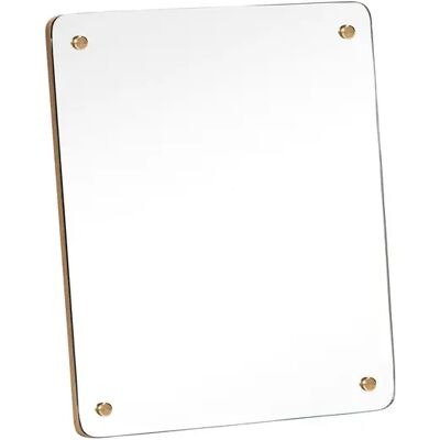 Miroir de table Hubsch Interior Smize Beige 25x9x30 cm - Publicité Miroir de table Hubsch Interior Smize Beige 25x9x30 cm - Publicité