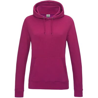Sweatshirt à capuche femme Just Hoods College Rose M - Publicité Sweatshirt à capuche femme Just Hoods College Rose M - Publicité