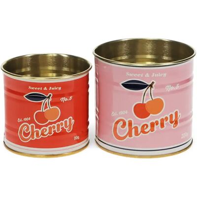 Boîte de rangement Rex London Cherry (x2) Rose 78,0 g - Publicité Boîte de rangement Rex London Cherry (x2) Rose 78,0 g - Publicité