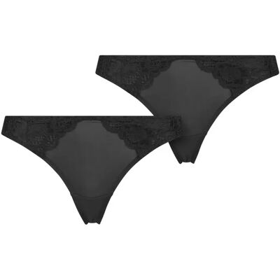 Tanga femme Urban Classics (x2) Noir L - Publicité Tanga femme Urban Classics (x2) Noir L - Publicité