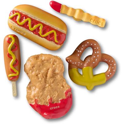 Jibbitz Crocs YUM Dipped Junk Food Multicolore TU - Publicité Jibbitz Crocs YUM Dipped Junk Food Multicolore TU - Publicité