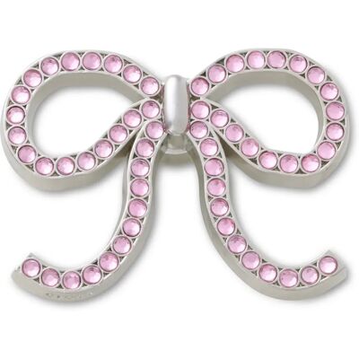 Jibbitz Crocs Pink Glittery Bow Rose TU - Publicité Jibbitz Crocs Pink Glittery Bow Rose TU - Publicité