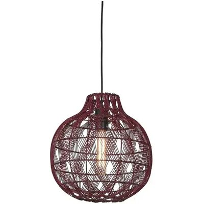 Luminaire suspendu Mendoza - Bambou, Bourgogne, Ø 35cm, 233cm, E27 - Publicité Luminaire suspendu Mendoza - Bambou, Bourgogne, Ø 35cm, 233cm, E27 - Publicité