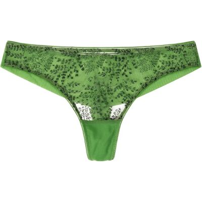 Tanga femme Huit Brise Vert XL - Publicité Tanga femme Huit Brise Vert XL - Publicité