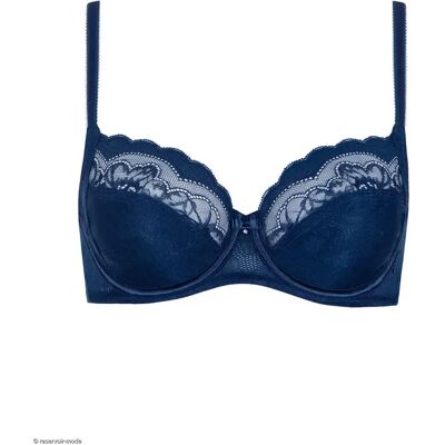 Soutien-gorge armaturé femme Lisca Evelyn F à G Bleu 110F - Publicité Soutien-gorge armaturé femme Lisca Evelyn F à G Bleu 110F - Publicité