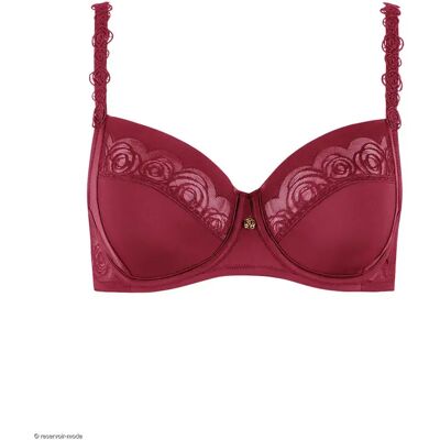 Soutien-gorge armaturé coton et elasthanne femme Lisca Ruby Rouge 115D - Publicité Soutien-gorge armaturé coton et elasthanne femme Lisca Ruby Rouge 115D - Publicité