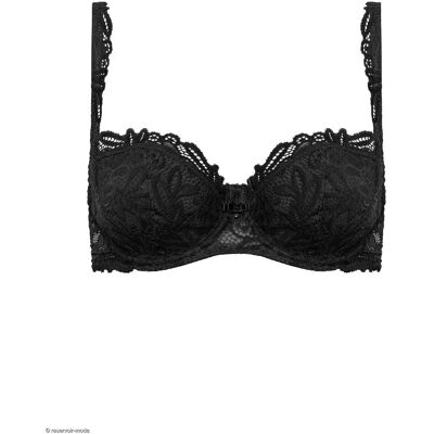 Soutien-gorge armaturé femme Lisca Tiara B à E Noir 115D - Publicité Soutien-gorge armaturé femme Lisca Tiara B à E Noir 115D - Publicité