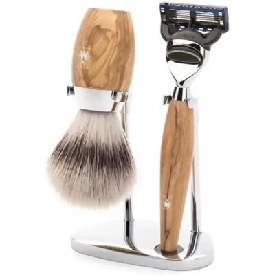 Kit de rasage Mühle Kosmo Fusion Olivier (x3) Beige TU - Publicité Kit de rasage Mühle Kosmo Fusion Olivier (x3) Beige TU - Publicité