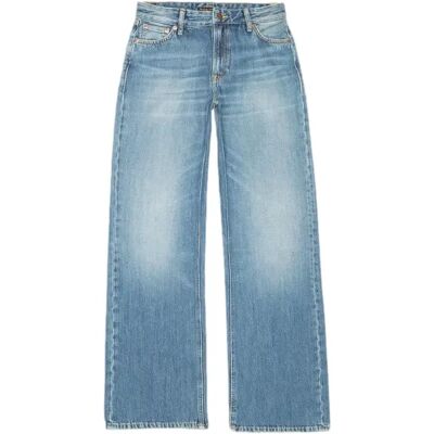 Jeans Loose femme Nudie Jeans Gravel Stone Bleu 24x30 - Publicité Jeans Loose femme Nudie Jeans Gravel Stone Bleu 24x30 - Publicité