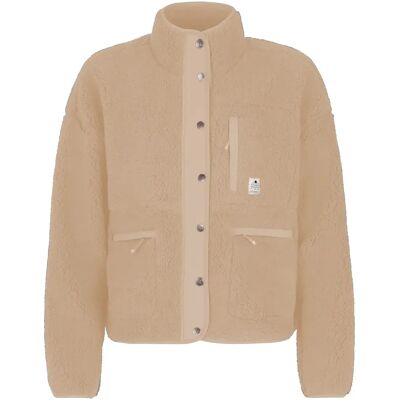 Polaire boutonnée femme Protest Lux Marron M - Publicité Polaire boutonnée femme Protest Lux Marron M - Publicité