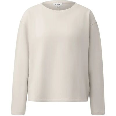 Sweatshirt léger avec surpiqûres décoratives femme s.Oliver Beige 46 - Publicité Sweatshirt léger avec surpiqûres décoratives femme s.Oliver Beige 46 - Publicité