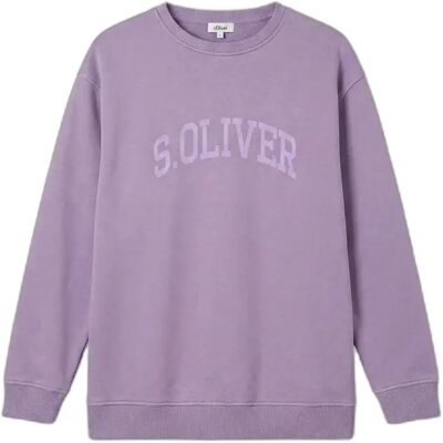 Sweatshirt garment dye avec logo femme s.Oliver Rose 44 - Publicité Sweatshirt garment dye avec logo femme s.Oliver Rose 44 - Publicité