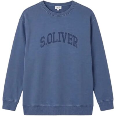Sweatshirt garment dye avec logo femme s.Oliver Bleu 36 - Publicité Sweatshirt garment dye avec logo femme s.Oliver Bleu 36 - Publicité