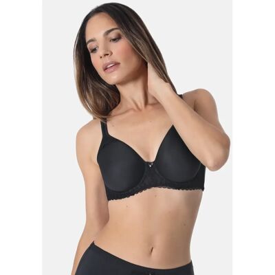 Soutien-gorge rembourré femme Sassa Micro Noir 115F - Publicité Soutien-gorge rembourré femme Sassa Micro Noir 115F - Publicité