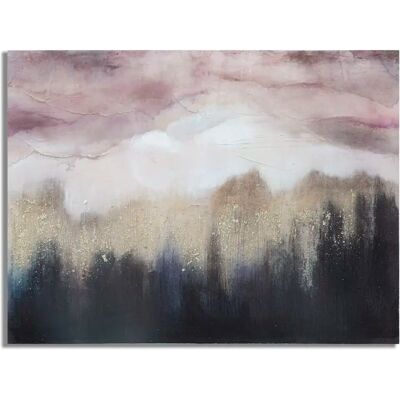 Décoration murale peinture sur toile montagne rose Mauro Ferretti Multicolore 80x2,7x60 cm - Publicité Décoration murale peinture sur toile montagne rose Mauro Ferretti Multicolore 80x2,7x60 cm - Publicité