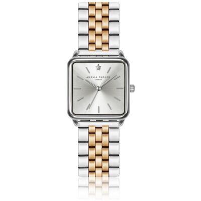 Montre femme Amelia Parker Plaza Rose 18x16 mm - Publicité Montre femme Amelia Parker Plaza Rose 18x16 mm - Publicité