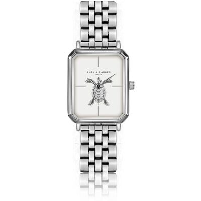 Montre en mesh femme Amelia Parker Serendipity Sea Argenté 14x14 mm - Publicité Montre en mesh femme Amelia Parker Serendipity Sea Argenté 14x14 mm - Publicité