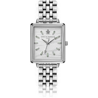 Montre femme Amelia Parker White Desert Argenté 14x14 mm - Publicité Montre femme Amelia Parker White Desert Argenté 14x14 mm - Publicité