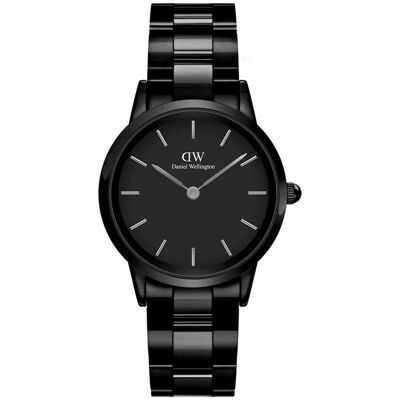 Montre femme Daniel Wellington Iconic Link Ceramic Noir 32 mm - Publicité Montre femme Daniel Wellington Iconic Link Ceramic Noir 32 mm - Publicité