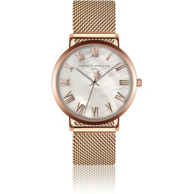 Montre femme Amelia Parker Classique Mesh Doré 36 mm - Publicité Montre femme Amelia Parker Classique Mesh Doré 36 mm - Publicité