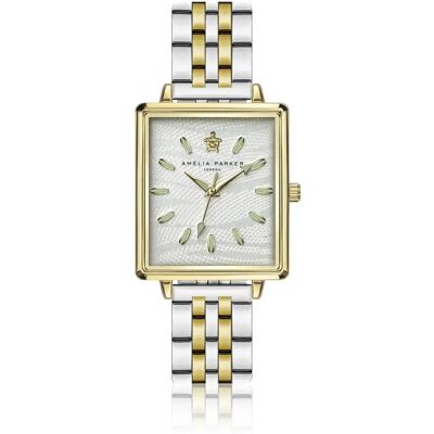 Montre femme Amelia Parker Desert Doré 14x14 mm - Publicité Montre femme Amelia Parker Desert Doré 14x14 mm - Publicité