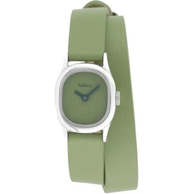Montre femme Kelton New Minicolo Vert 15/18 mm - Publicité Montre femme Kelton New Minicolo Vert 15/18 mm - Publicité