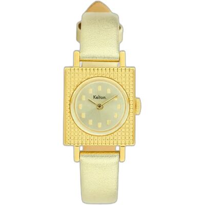 Montre femme Kelton 50's Doré 17 mm - Publicité Montre femme Kelton 50's Doré 17 mm - Publicité