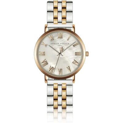 Montre femme Amelia Parker Classique Rose 18x18 mm - Publicité Montre femme Amelia Parker Classique Rose 18x18 mm - Publicité
