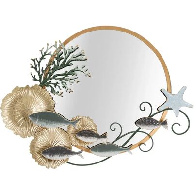 Miroir Mauro Ferretti D Muro Fish Multicolore 88,9x7,6x65,4 cm - Publicité Miroir Mauro Ferretti D Muro Fish Multicolore 88,9x7,6x65,4 cm - Publicité