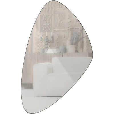 Miroir Woood Philou Noir 80x50x1 cm - Publicité Miroir Woood Philou Noir 80x50x1 cm - Publicité